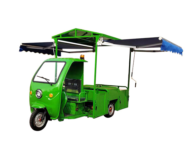 開封三輪四桶清運車遮陽棚款